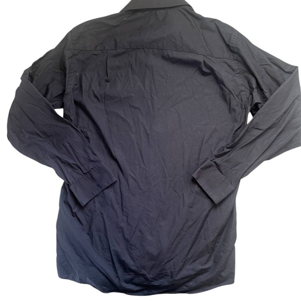 Calvin Klein Regular Fit Black Button Down - Picture 2 of 3